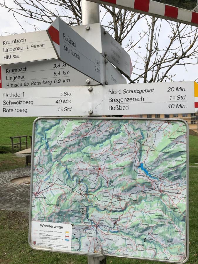 Ferienhaus Am Waldrand Von Egg Bregenzer Wald Esterno foto